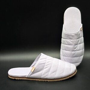 Feelgoodz Artisan Purple Quilted Mule Indoor /Outdoor House Slippers Shoes 8 - 9